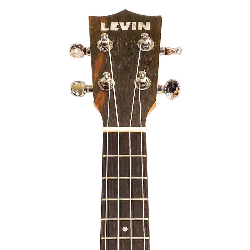 Levin LU40S Soprano Ebony Ukulele in Natural Satin with 10mm Gig Bag - Image 4