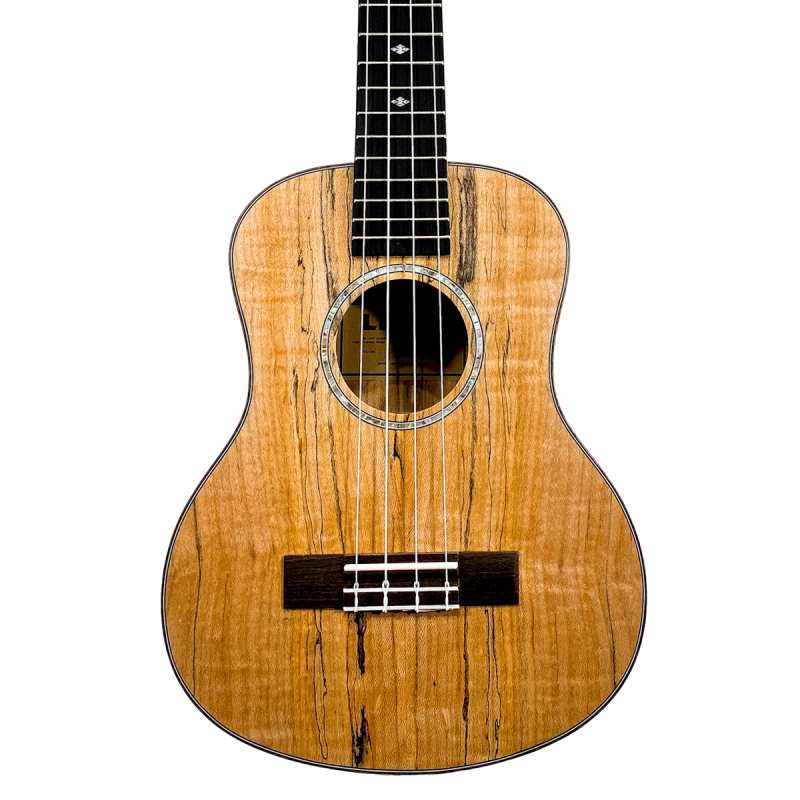 Levin LU50T Tenor Spalted Maple Ukulele in Natural Satin with 10mm Gig Bag