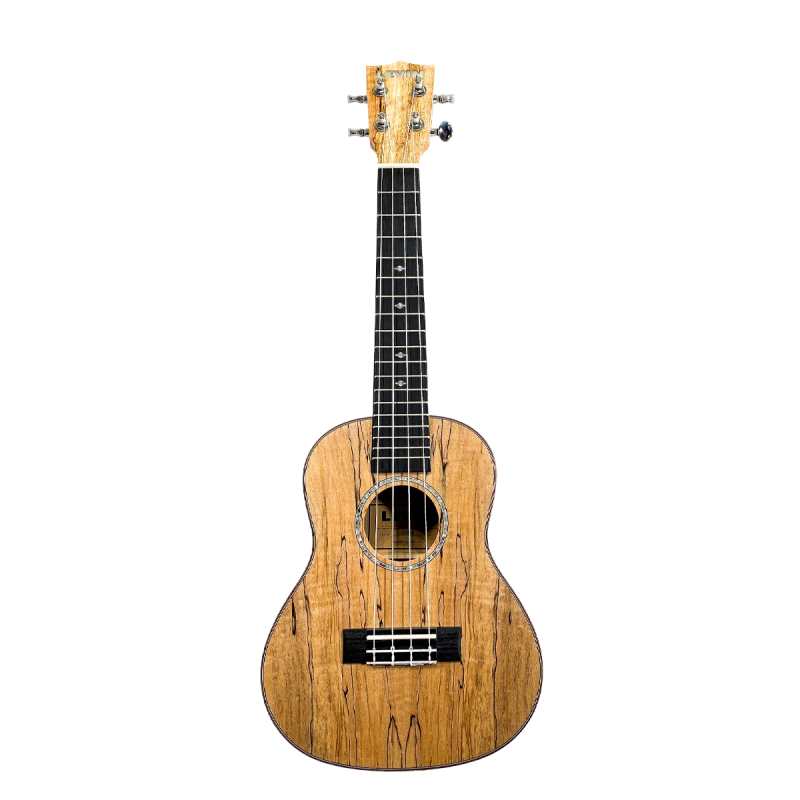 Levin LU50C Concert Spalted Maple Ukulele in Natural Satin with 10mm Gig Bag - Image 3