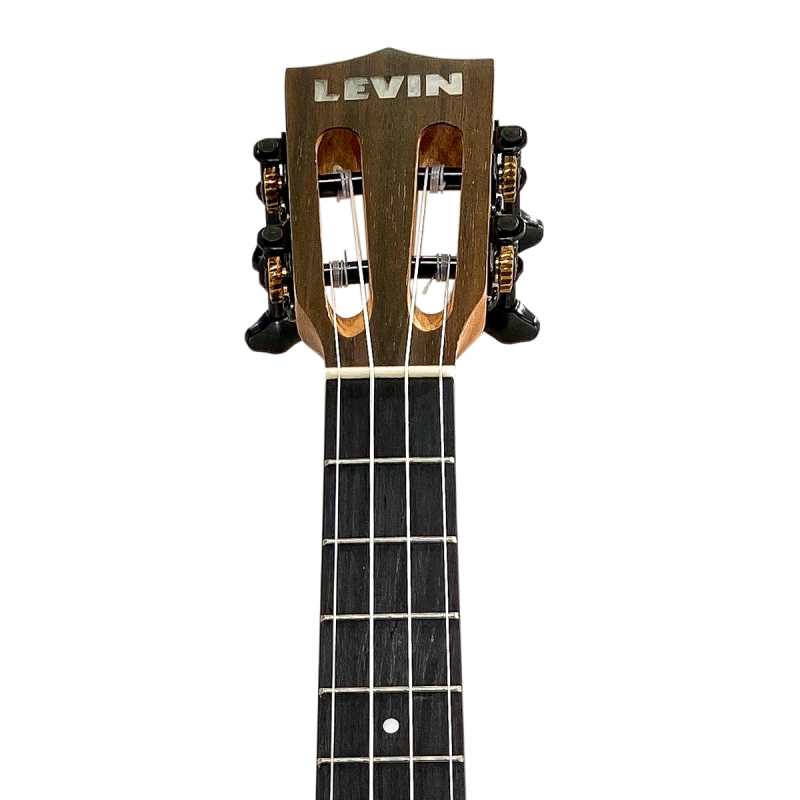 Levin LU60T Tenor Zebra Ukulele in Natural Satin with 10mm Gig Bag - Image 2