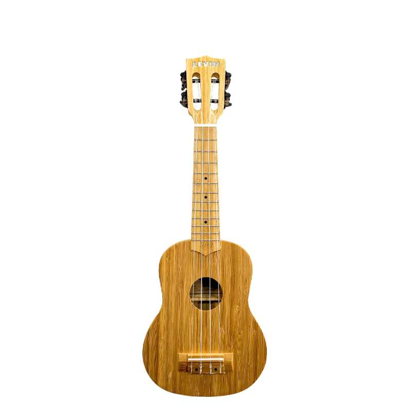 Levin LU70S Soprano Bamboo Ukulele in Natural Satin with 10mm Gig Bag - Image 3