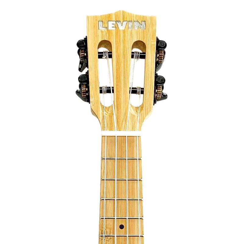 Levin LU70S Soprano Bamboo Ukulele in Natural Satin with 10mm Gig Bag - Image 4