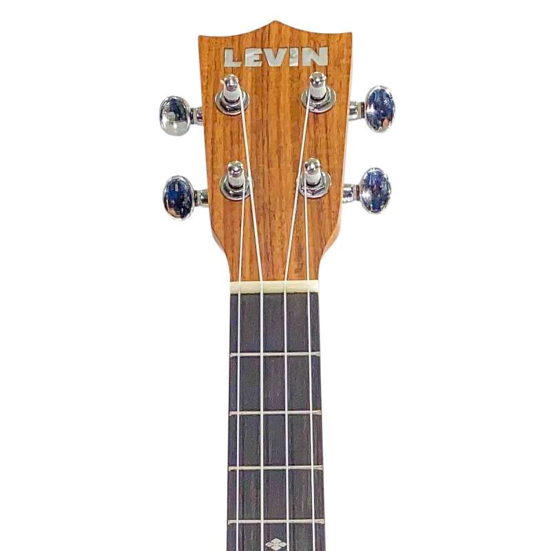 Levin LU80T Tenor Koa Ukulele in Natural Satin with 10mm Gig Bag - Image 4
