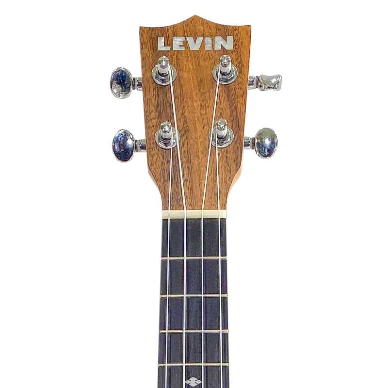 Levin LU80C Concert Koa Ukulele in Natural Satin with 10mm Gig Bag - Image 4