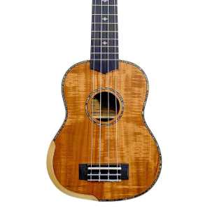 Levin LU80S Soprano Koa Ukulele in Natural Satin with 10mm Gig Bag