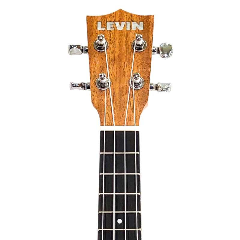 Levin LU90S Soprano Solid Mahogany Ukulele in Natural Satin with 10mm Gig Bag - Image 4