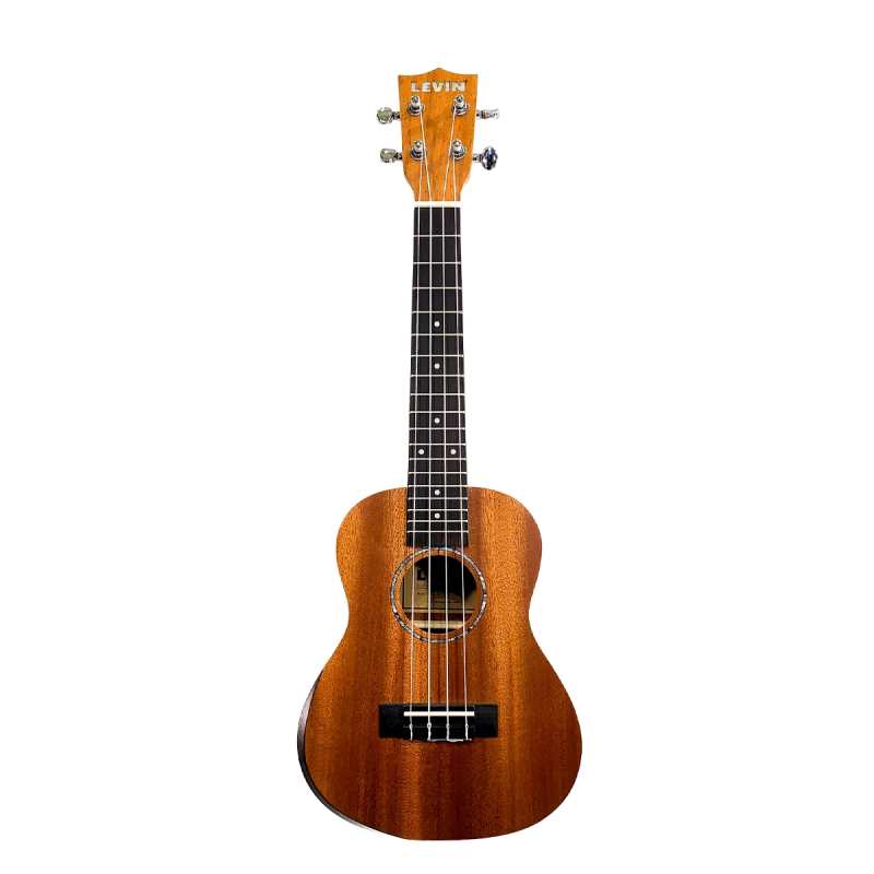 Levin LU90C Concert Solid Mahogany Ukulele in Natural Satin with 10mm Gig Bag - Image 3