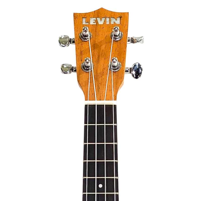 Levin LU90C Concert Solid Mahogany Ukulele in Natural Satin with 10mm Gig Bag - Image 4