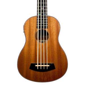 Levin LU100B Mahogany Electro Ukulele Bass In Natural Satin With 10mm Padded Gig Bag