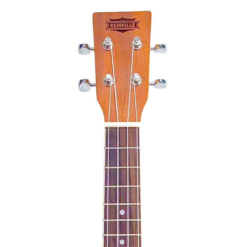 ResoVille Weeki Wachee MS12 Resonator Ukulele in Nickel Finish - Image 3