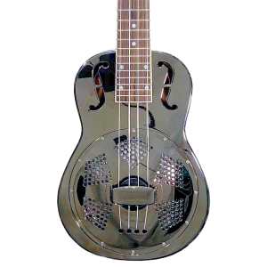 ResoVille Weeki Wachee MS12 Resonator Ukulele in Dark Nickel Finish