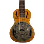 ResoVille Weeki Wachee MS12 Resonator Ukulele, Flamed Maple Finish