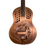 ResoVille Burbank Custom MT12L Resonator Guitar in Red Copper inc Case, Left-handed