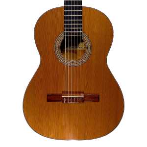 Mendieta Artizan V Classical Guitar with Hiscox Hardcase [solid cedar top, laminated red gum back and sides, ebony fingerboard]