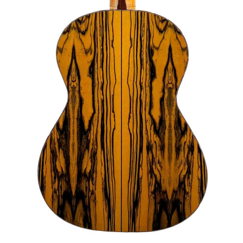 Mendieta Artizan Model X Classical Guitar with Hiscox Hardcase [solid cedar top, laminated white ebony back and sides, ebony fingerboard] - Image 2