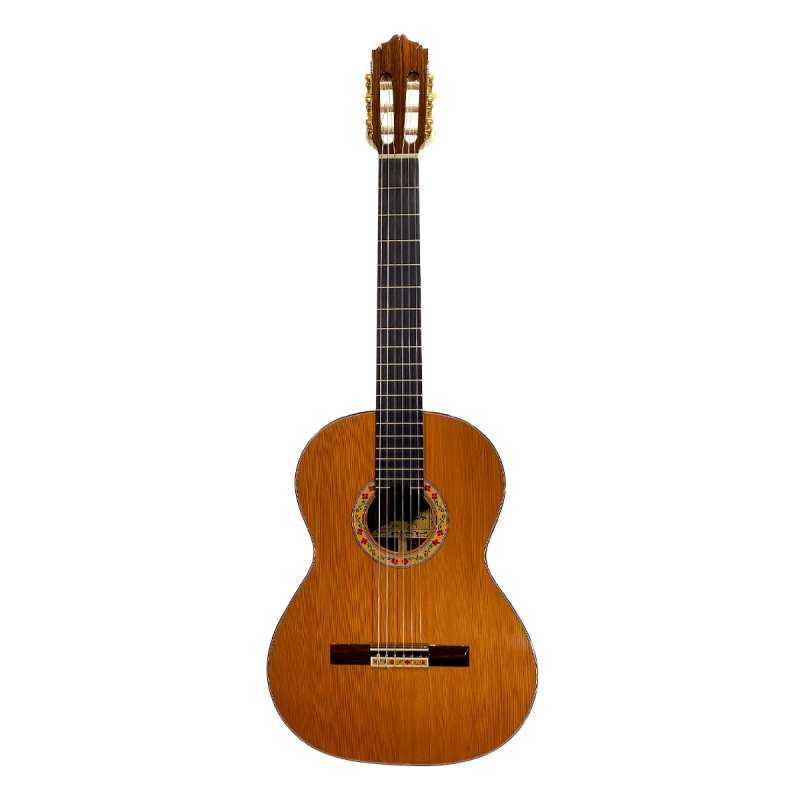Mendieta Artizan Model Y Classical Guitar with Hiscox Hardcase [solid cedar top, laminated cocobolo back and sides, ebony fingerboard] - Image 3