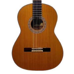 Mendieta Artizan Model Z Classical Guitar with Hiscox Hardcase [solid cedar top, laminated ziricote back and sides, ebony fingerboard]