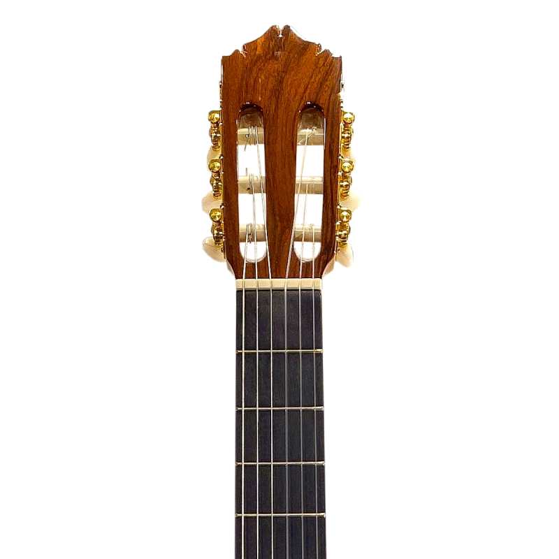 Mendieta Artizan Model Z Classical Guitar with Hiscox Hardcase [solid cedar top, laminated ziricote back and sides, ebony fingerboard] - Image 4