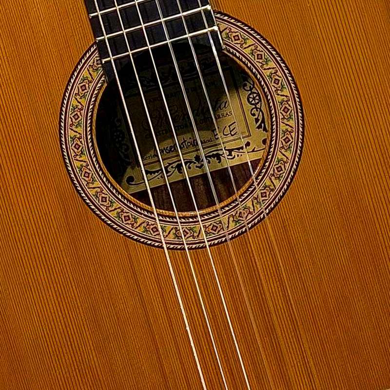 Mendieta Conservatoire ECE Cutaway Electro Classical Guitar with Fishman Pick-up [solid cedar top, laminated indian rosewood back and sides, ebony fingerboard] - Image 4