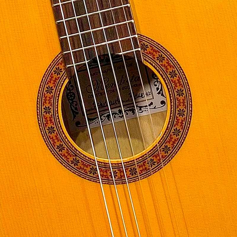 Mendieta Estudiante Flamenco Guitar with Bag [all-laminate guitar with spruce top, cypress back and sides, rosewood fingerboard] - Image 2