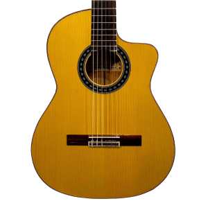 Mendieta Flamenco LCE Electro Flamenco Guitar with Cutaway
