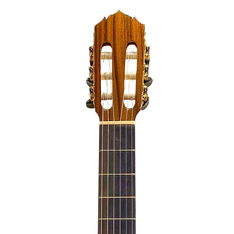 Mendieta Professional Flamenco Model Guitar with Hiscox Hardcase [all hand-selected solid woods: elite solid spruce top, solid cypress back and sides, ebony fingerboard] - Image 3