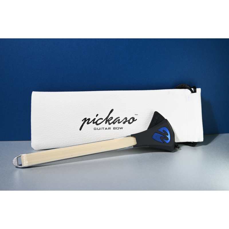 Pickaso Classic Model Guitar Bow in Sapphire Blue with Rosin (Original 16cm Length) - Image 5