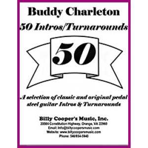 Buddy Charleton - 50 Intros/Turnarounds - E9th Tuning Pedal Steel Guitar Course Book and CD