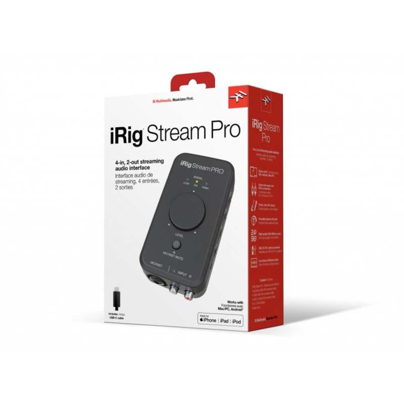 IK Multimedia iRig Stream Pro 4-in, 2-out streaming audio interface - Image 4