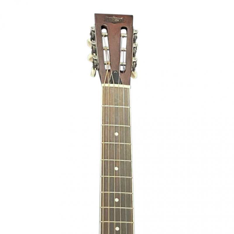 ResoVille Arlington Custom MS12PG Resonator Guitar in Antique Brass Finish Inc Gig bag - Image 2