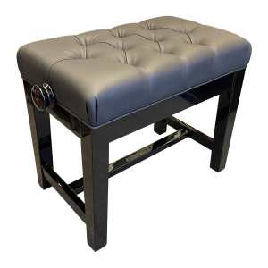 Charles Howes CHS3000PE Deluxe Adjustable Piano Stool in Polished Ebony