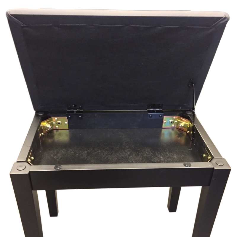 Charles Howes & Son CHS10BK Single Piano Stool in Matt Black - Image 3