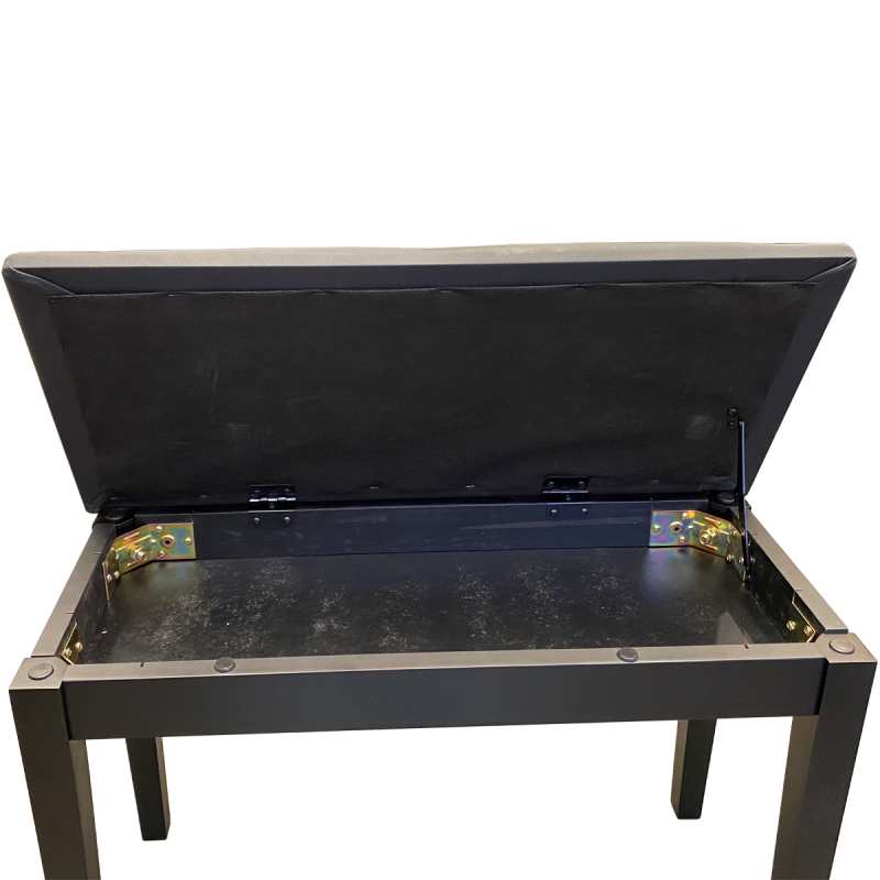 Charles Howes CHD10BK Standard Duet Piano Stool in Matt Black - Image 2