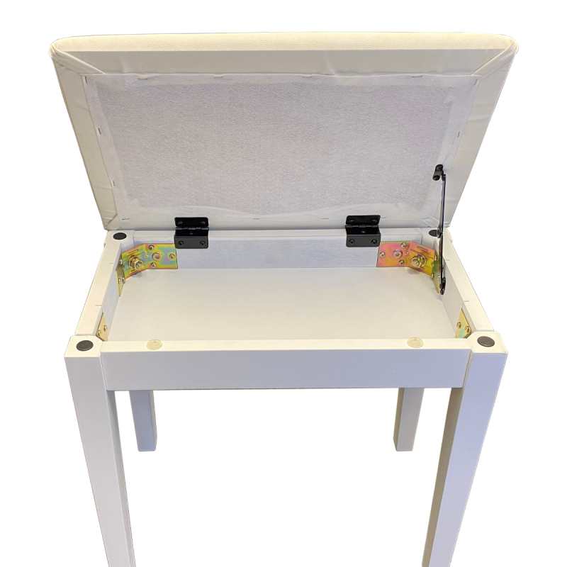 Charles Howes CHS10WH Single Piano Stool in Matt White - Image 2