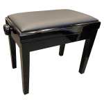 Charles Howes CHS1000PE Deluxe Adjustable Piano Stool in Polished Ebony