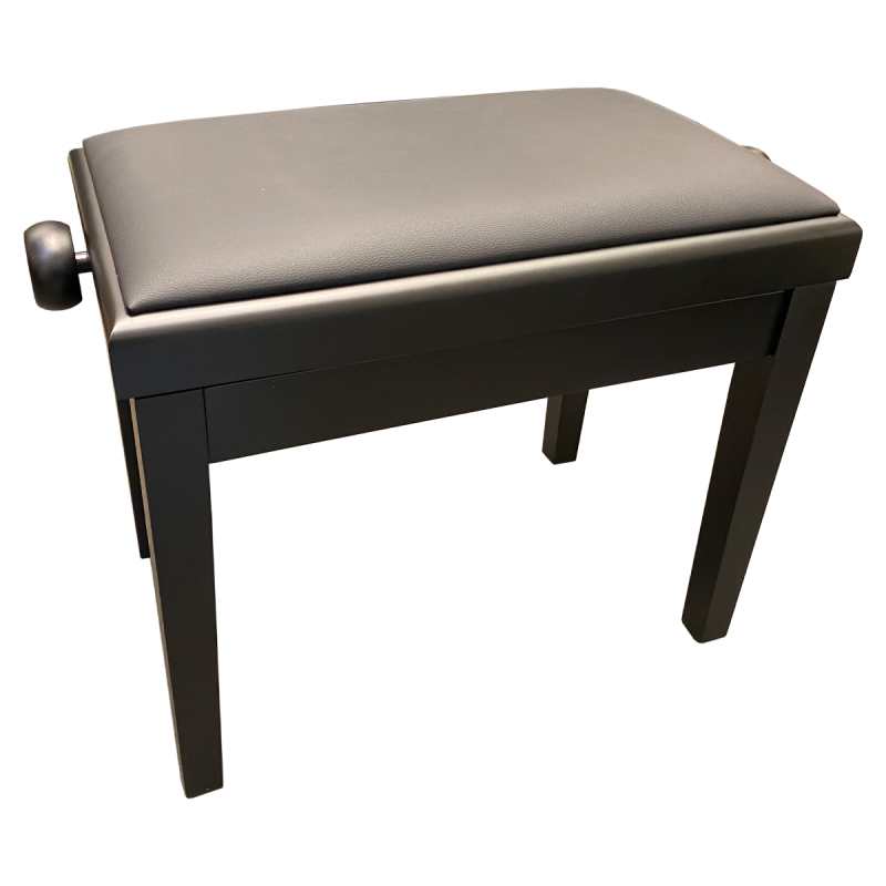 Charles Howes CHS1000BK Deluxe Adjustable Piano Stool in Matt Black