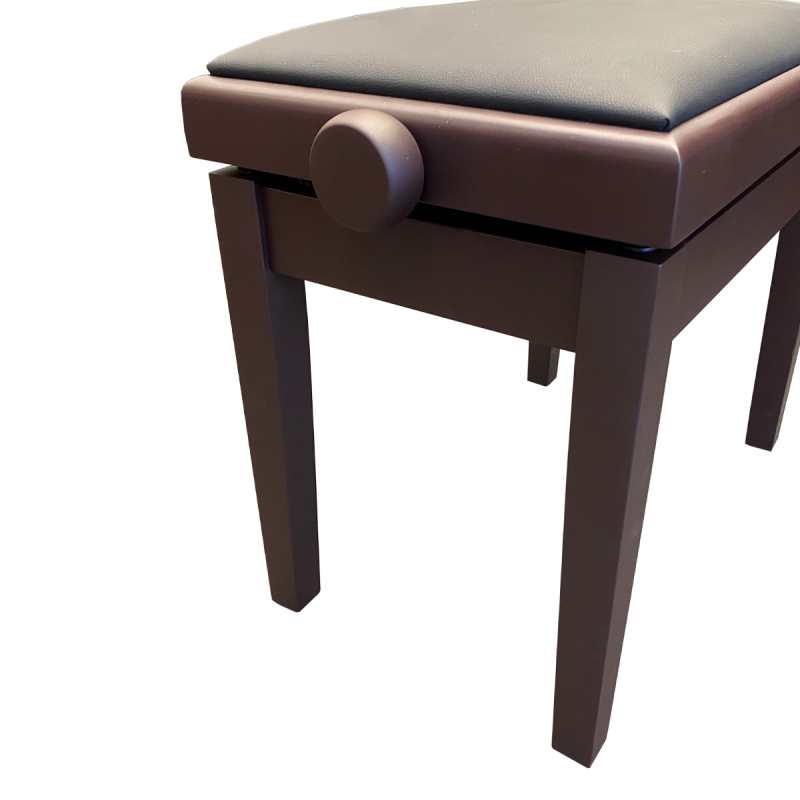 Charles Howes CHS1000RW Deluxe Adjustable Piano Stool in Matt Rosewood - Image 2