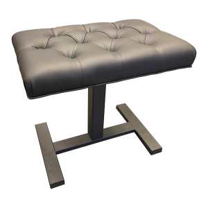 Charles Howes CHS2000BM Deluxe Single Hydraulic-Lift Piano Stool in Black