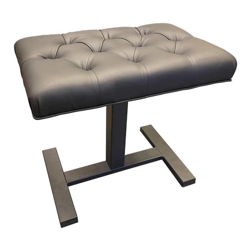 Charles Howes CHS2000BM Deluxe Single Hydraulic-Lift Piano Stool in Black