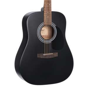 Cort AD810E Electro Acoustic Guitar in Black Open Pore