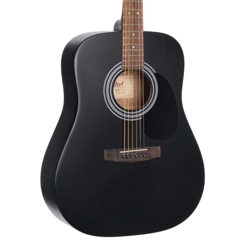 Cort AD810E Electro Acoustic Guitar in Black Open Pore