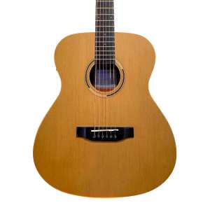 Levin LA25TE Electro Acoustic Junior Jumbo in Natural Satin with Gig Bag