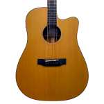 Levin LA65DCE Electro Acoustic Dreadnought Guitar in Natural Satin