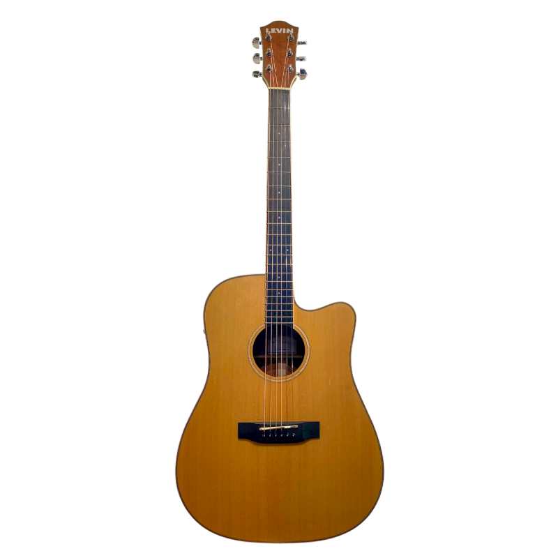 Levin LA65DCE Electro Acoustic Dreadnought Guitar in Natural Satin - Image 2