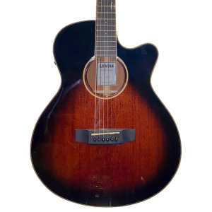 Levin LA85FCE Electro Acoustic Super Folk Guitar in Rum Cask Gloss