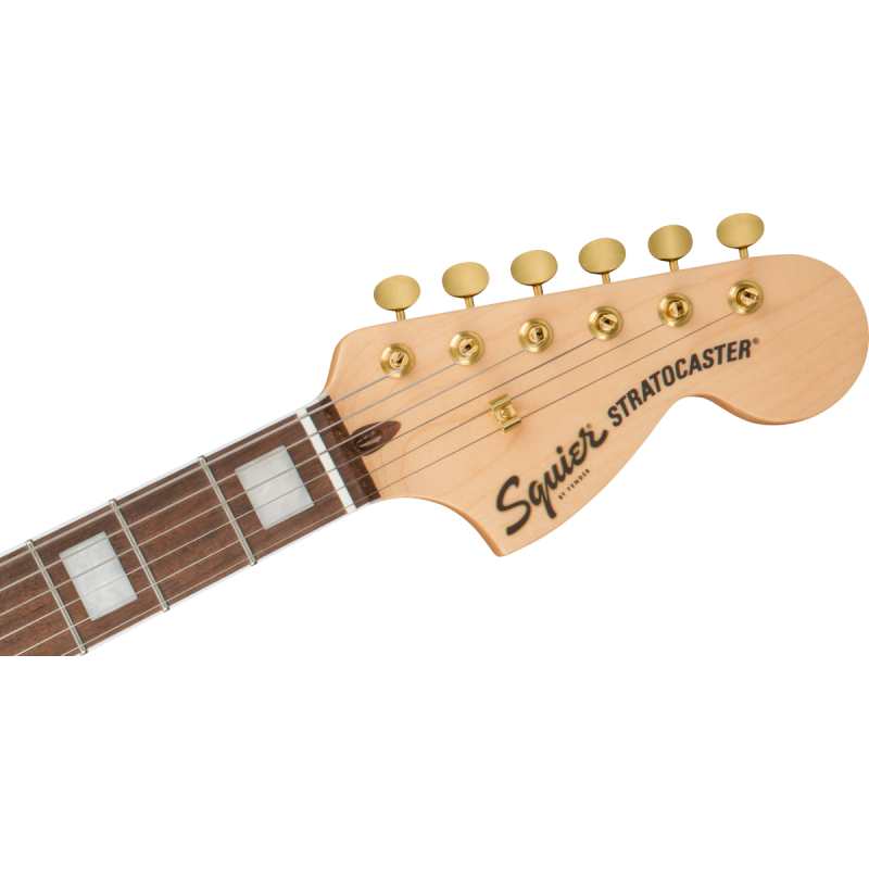 Squier 40th Anniversary Stratocaster, Gold Edition, Lake Placid Blue - Image 4