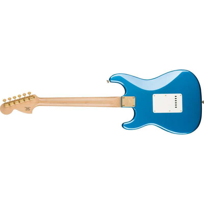 Squier 40th Anniversary Stratocaster, Gold Edition, Lake Placid Blue - Image 2