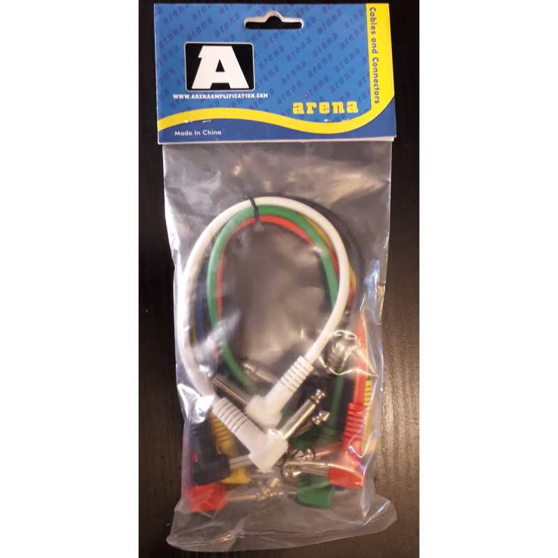 Arena 6-Pack of Angled Patch Leads