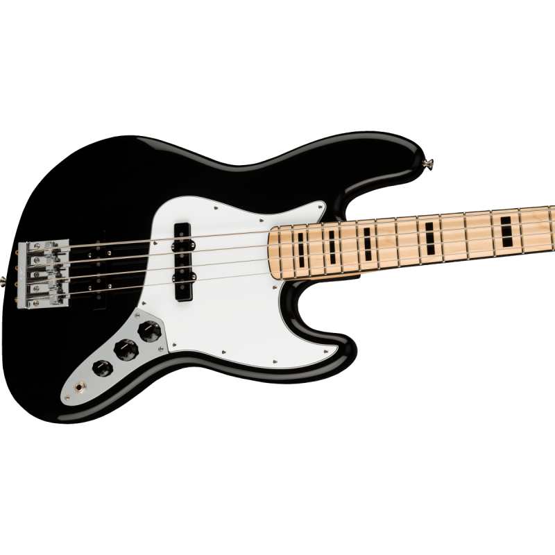 Fender Geddy Lee Jazz Bass, Black with Gig Bag - Image 2
