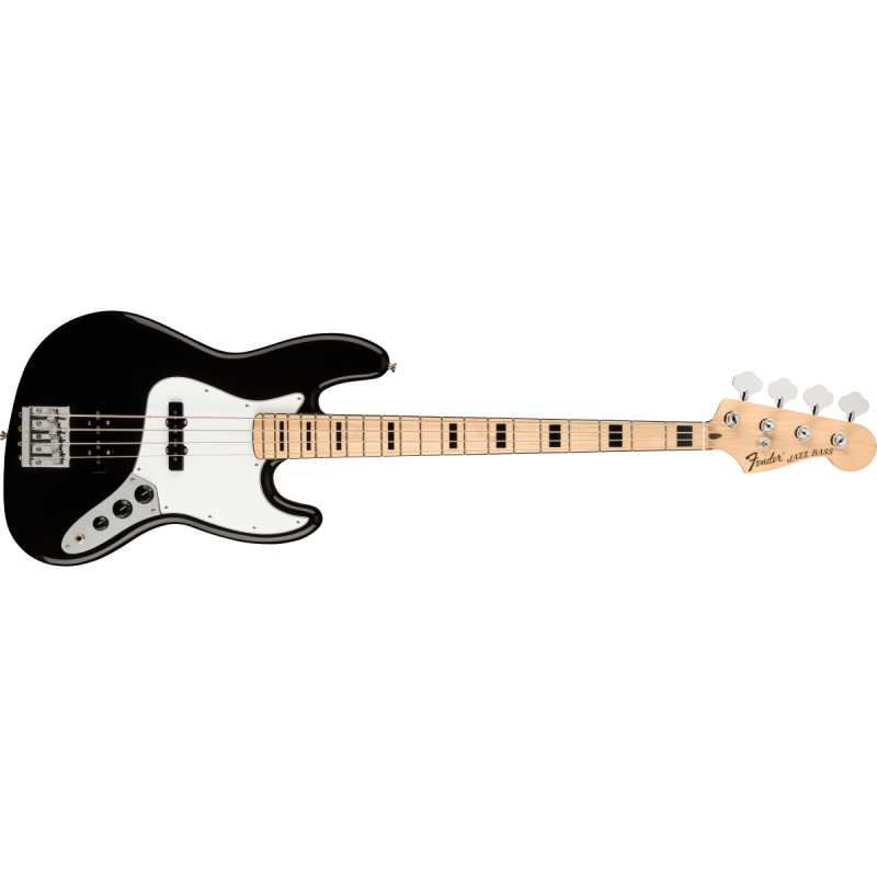 Fender Geddy Lee Jazz Bass, Black with Gig Bag - Image 7
